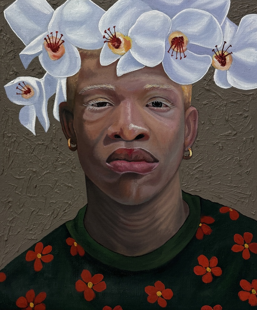 Moses Zibor | Flowe Boy with green shirt